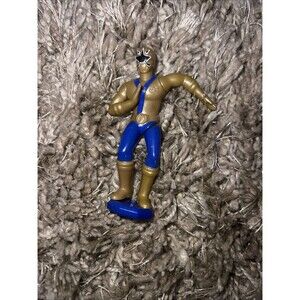 Mighty Morphin Power Rangers Gold Ranger Action Figure Figurine Cake Topper